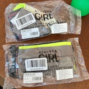 Ten Athleta GIRL face masks